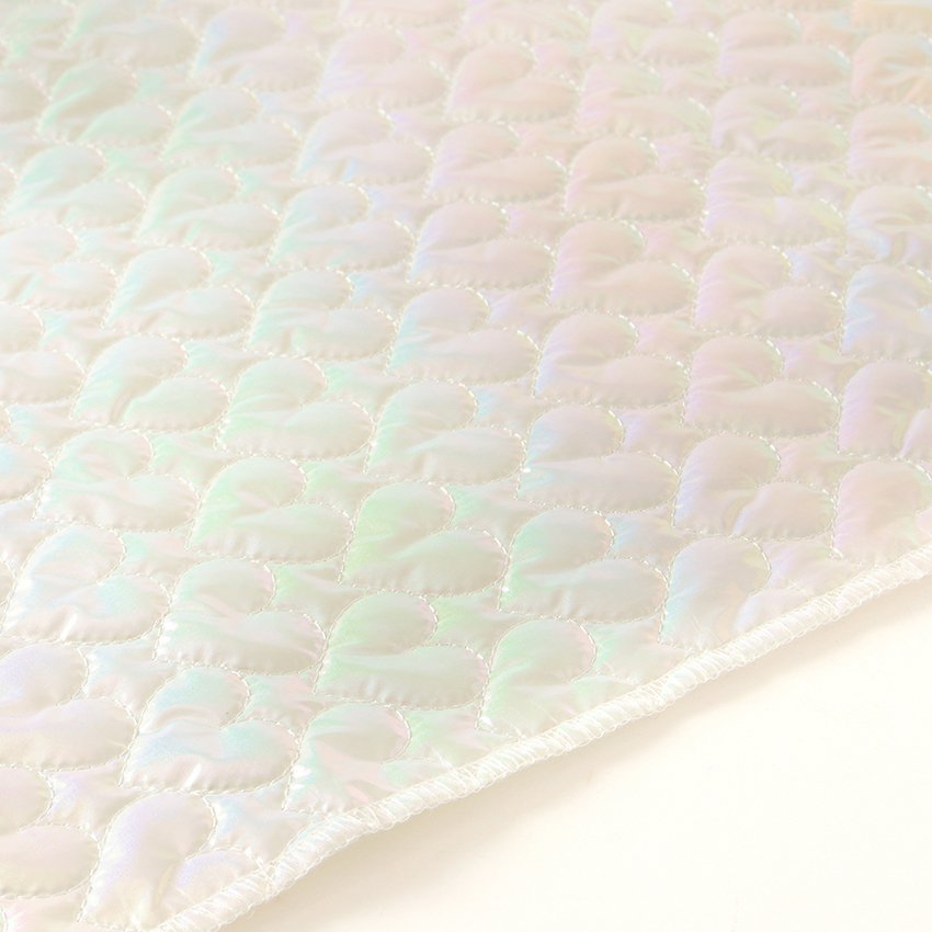 レインボーハートキルト 130×50cm カットクロス