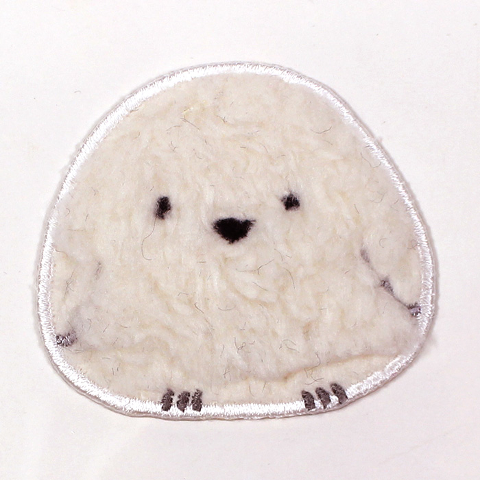 新品未使用品 お値引き交渉可 公式完売 クリスのもこもこワッペンミニブルゾン モコモコ ワッペン シール・アイロン接着両用 | もこもこワッペン