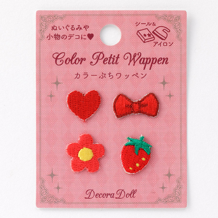 デコラドール カラーぷちワッペン | Decora Doll ぬい服 ドール服 実物