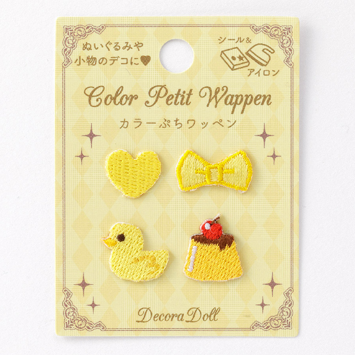 デコラドール カラーぷちワッペン | Decora Doll ぬい服 ドール服 実物