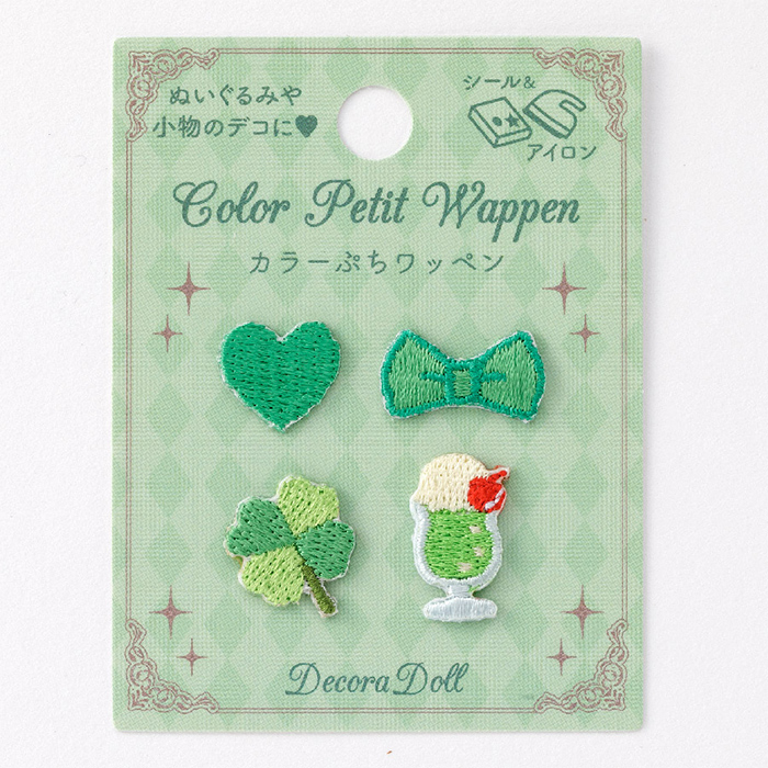 デコラドール カラーぷちワッペン | Decora Doll ぬい服 ドール服 実物