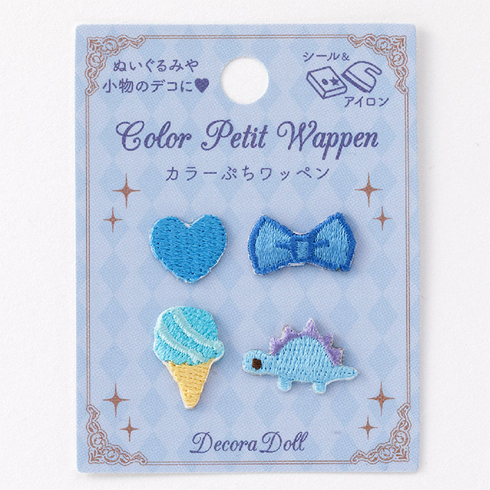 デコラドール カラーぷちワッペン | Decora Doll ぬい服 ドール服 実物