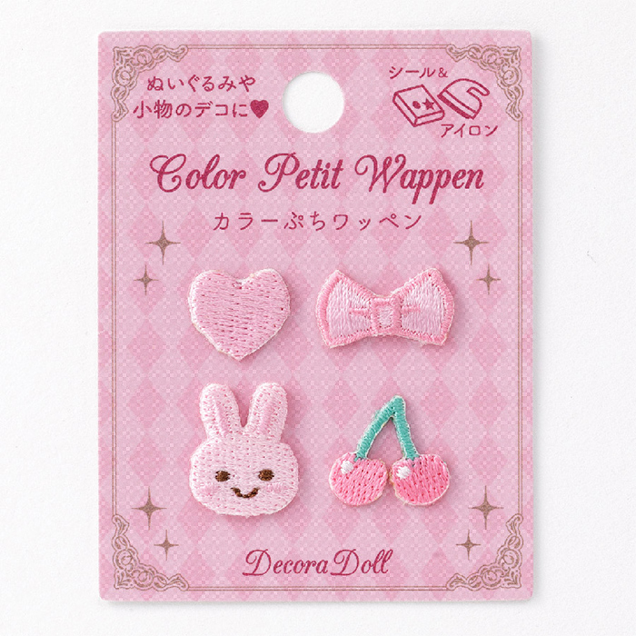デコラドール カラーぷちワッペン | Decora Doll ぬい服 ドール服 実物