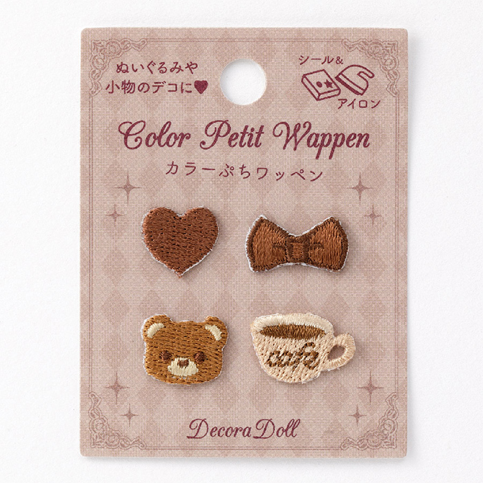 デコラドール カラーぷちワッペン | Decora Doll ぬい服 ドール服 実物