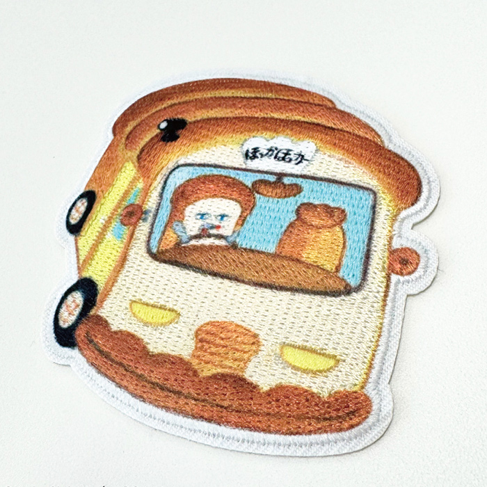 絵本 パンどろぼう ワッペン シール アイロン 両用タイプ | ツクリエ