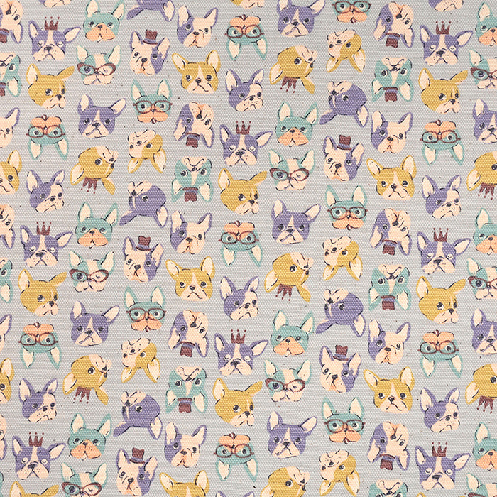 ちびプリ フレンチブル オックス 50cm カットクロス | 生地 布 布地