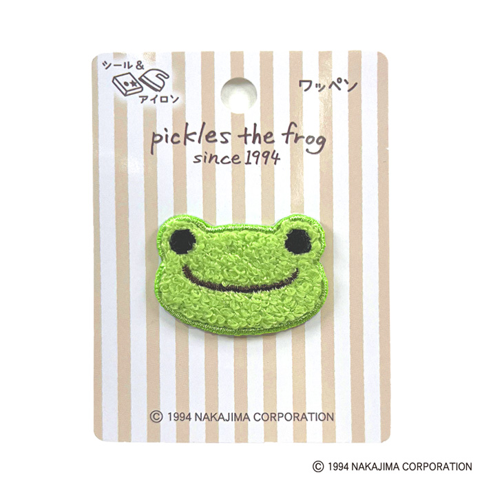 クラフトハートトーカイ かえるのピクルス モフモフワッペン ピクルス