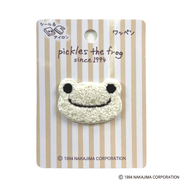 クラフトハートトーカイ かえるのピクルス モフモフワッペン ピクルス