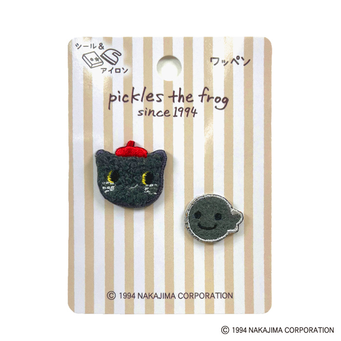 クラフトハートトーカイ かえるのピクルス モフモフワッペン ピクルス