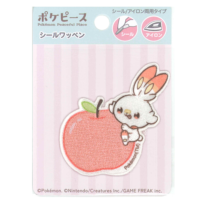 ポケピース 刺繍シールワッペン 大 シール・アイロン両用タイプ | ワン