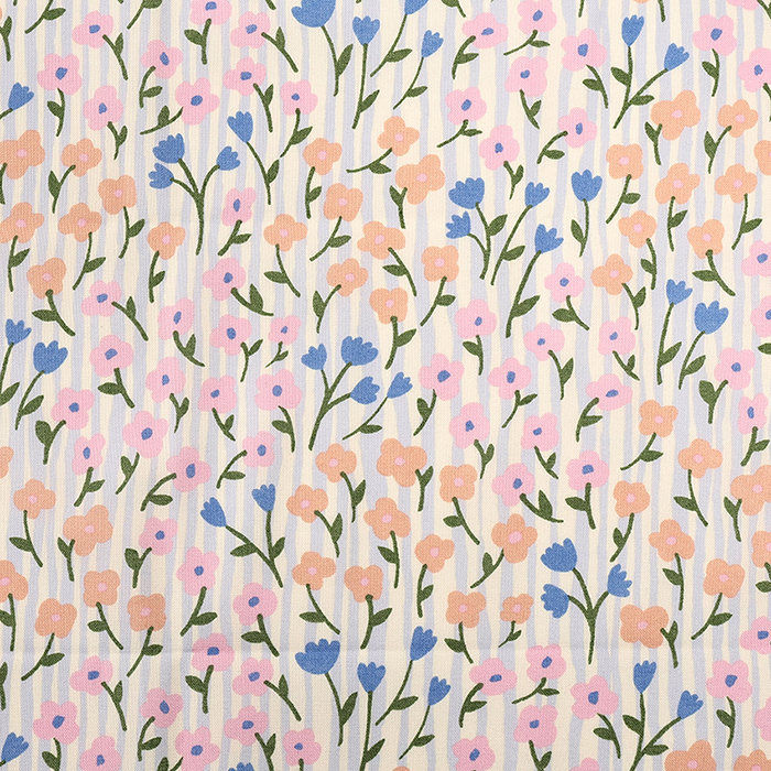 kippis（キッピス） 生地 布 花園 シーチング 50cm カットクロス