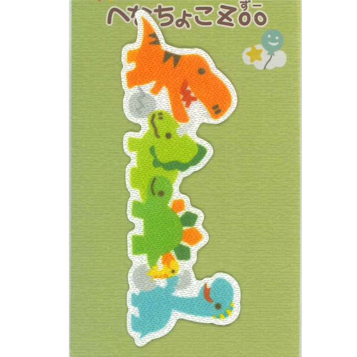 パイオニア へなちょこZoo ワッペン 横並び PHE451 | シール アイロン