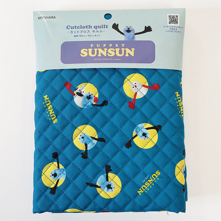 パペットスンスン ドット オックスキルト 50cm カットクロス