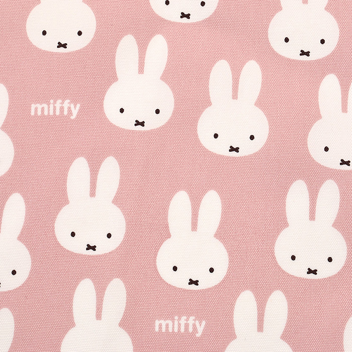 Miffy ミッフィー フェイス柄 オックス 50cm単位|切売り Miffy ミッフィー フェイス柄 オックス 50cm単位|切売り