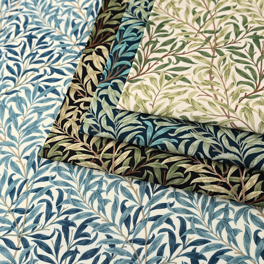 V&A Fabric Collection ウィローバウ シーチング 50cm単位｜切売り 切り売り 生地 布 イギリス ロンドン  ヴィクトリア&アルバート博物館 コットン100％
