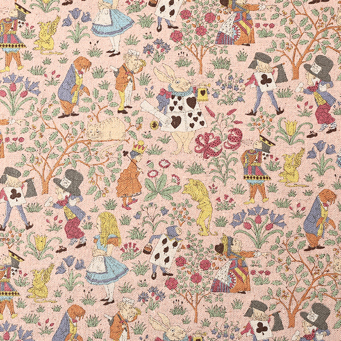 V&A Fabric Collection アリスの冒険 綿麻キャンバス 50cm単位｜切売り