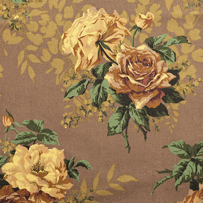 クラフトハートトーカイ YUWA antique rose 綿麻キャンバス 50cm単位