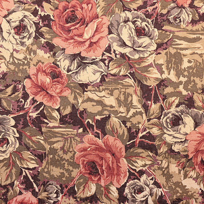 クラフトハートトーカイ YUWA rose garden 綿麻キャンバス 50cm単位