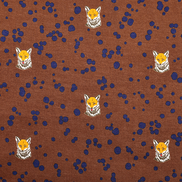 echino Fox 60ローン 50cm単位｜切売り 切り売り 生地 布 布地