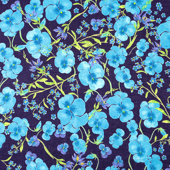 日比谷花壇 花屋さんのお花柄 Defensive flowers-pansy ローン 50cm