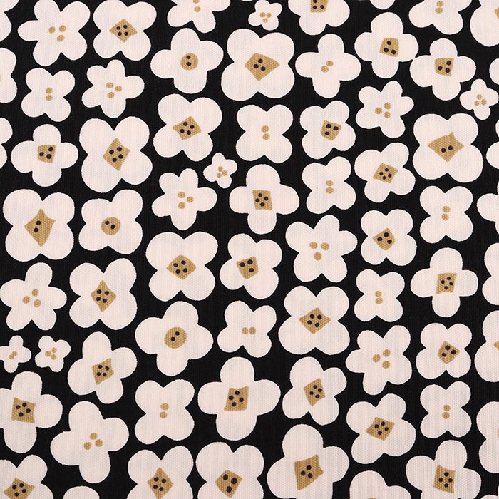 Linnea Flower border オックス 50cm単位 | 切売り 切り売り