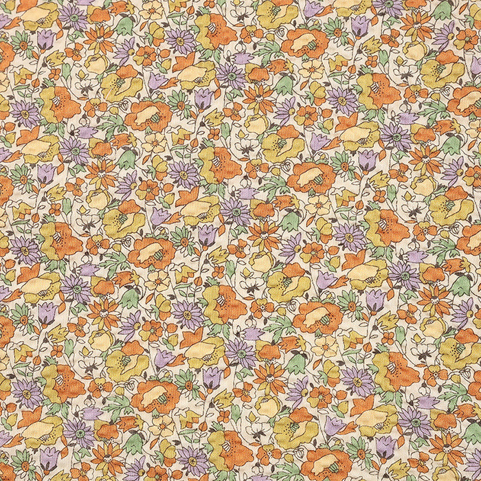 コットンこばやし 小花柄 リップル 50cm単位 | 切売り 切り売り 生地 
