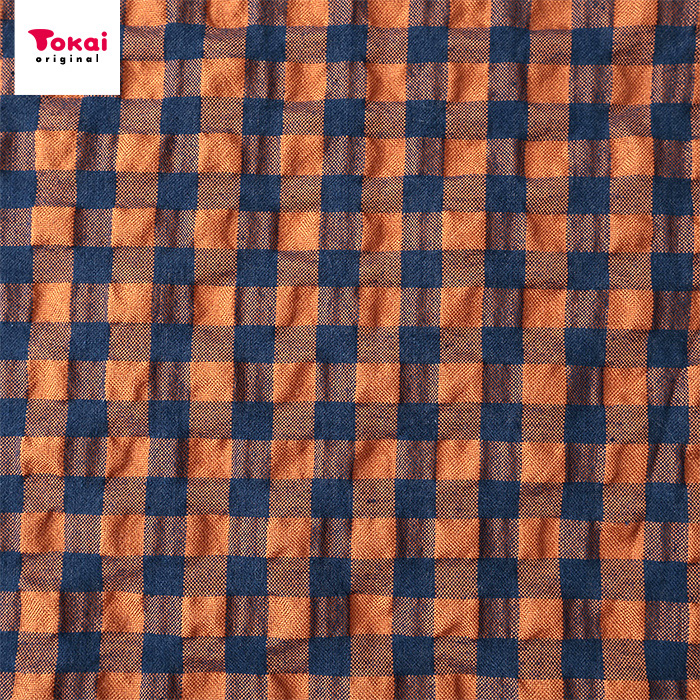 クラフトハートトーカイ TC先染め ギンガムチェック サッカー 50cm単位