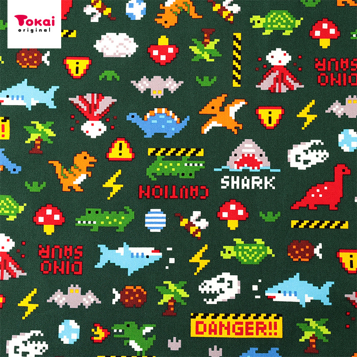 クラフトハートトーカイ きけんなピクセル オックス 50cm単位 | 切売り