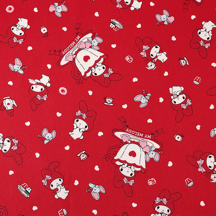 sanrio（サンリオ） マイメロディ ティー柄 オックス 50cm単位 | 切