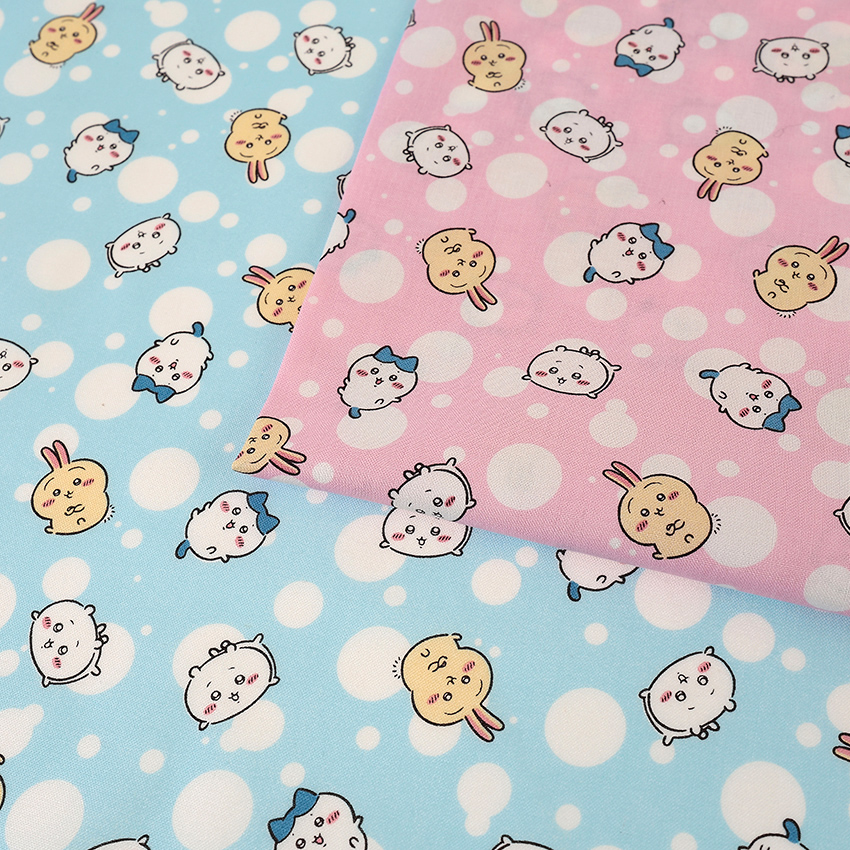 ちいかわ ドット柄 シーチング 50cm単位