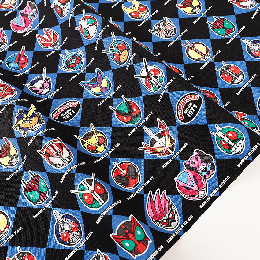 SD 仮面ライダーシリーズ デフォルメフェイス柄 オックス 50cm単位