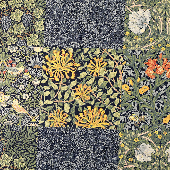 V&A Fabric Collection Morris Mosaic シーチング 50cm単位 | 切売り