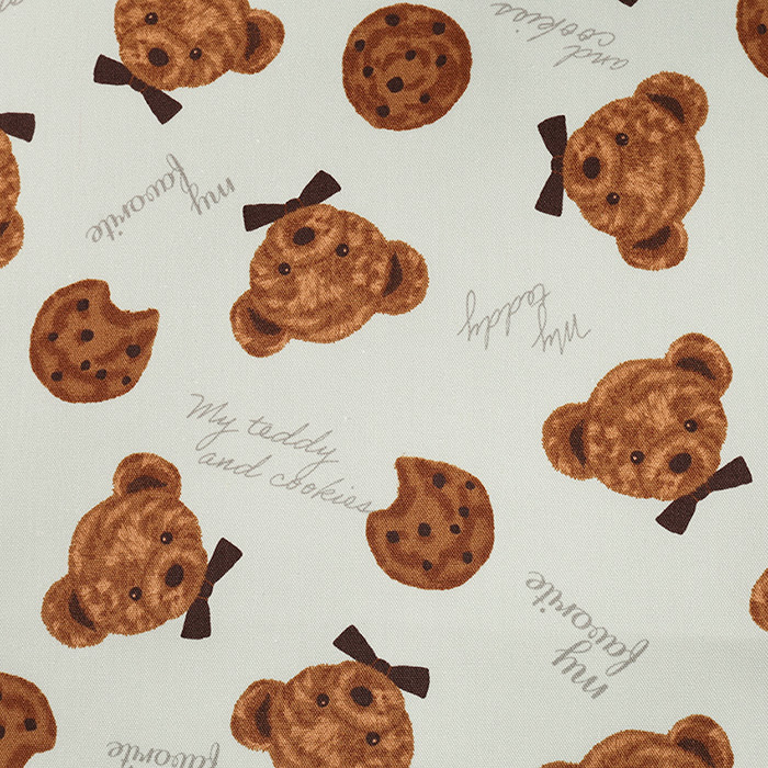 My teddy&cookies オックス 50cm単位 | 切売り 切り売り 生地 布 布地