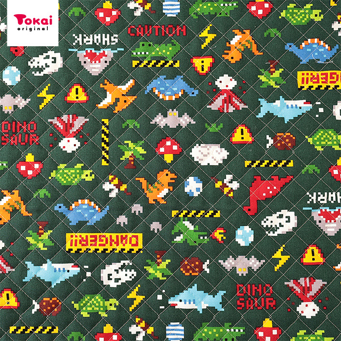 クラフトハートトーカイ きけんなピクセル オックスキルト 50cm単位