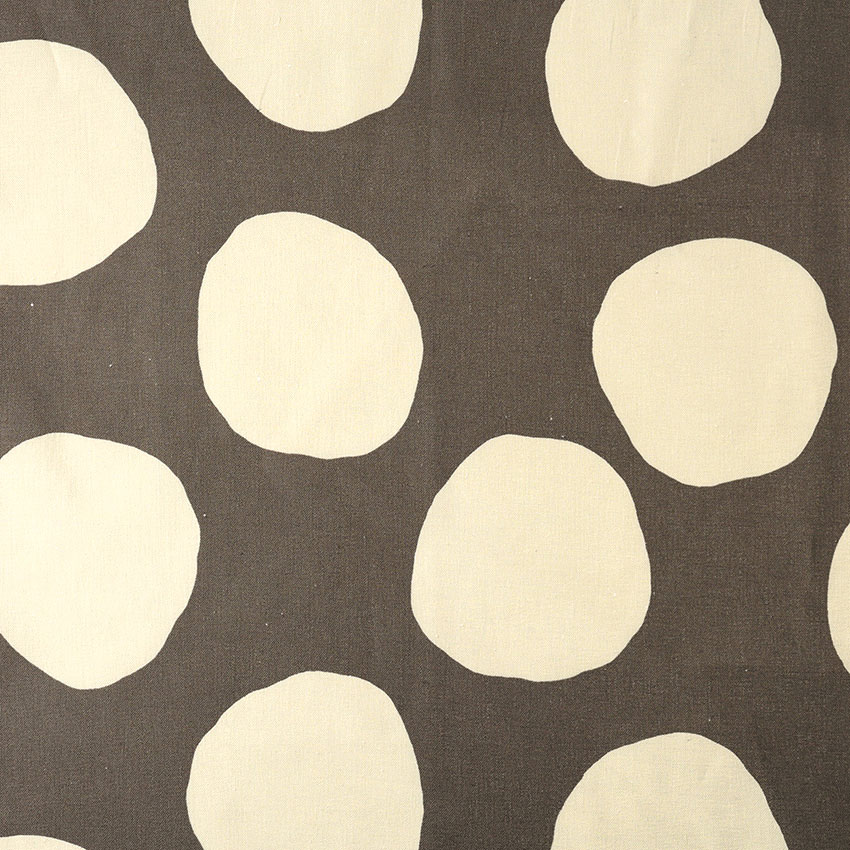 サークル柄 綿麻シーチング 50cm単位 | 切売り 切り売り 生地 布 布地