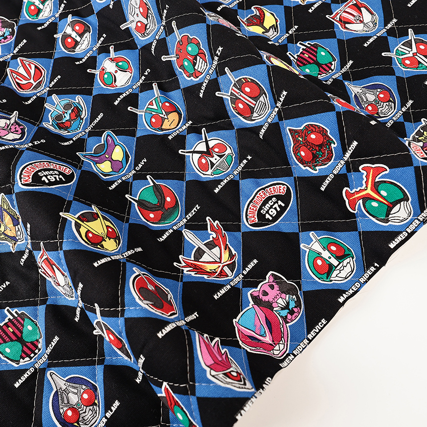 生地 布 SD 仮面ライダーシリーズ デフォルメフェイス柄 オックス 50cm