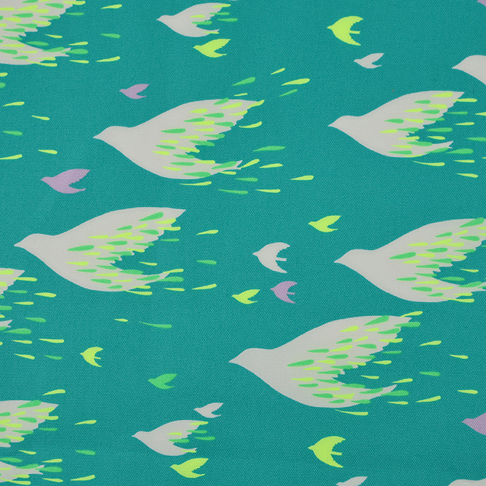 生地 布 neon Flapping Bird オックス 50cm単位 | 切売り 切り売り