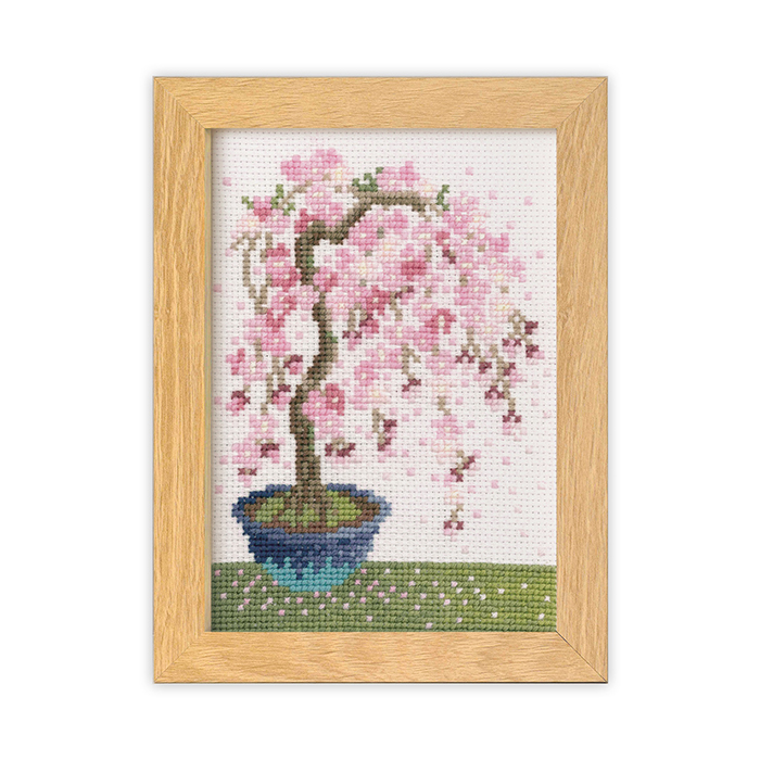 オリムパス クロス ステッチキット 12ヶ月のBONSAI 1月・2月・3月・4月