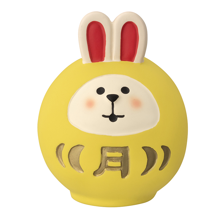 ミニチュア　concombre【戌だるま・鳩三宝・文鳥門松・扇の敷物】 Amazon.co.jp: デコレコーポレーション concombre 陶器の干支