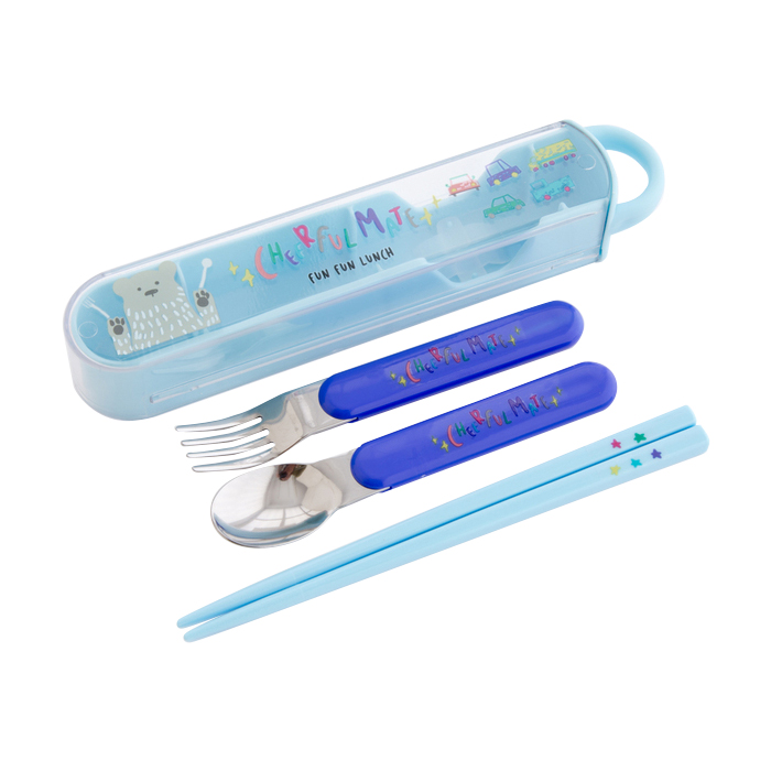 BISQUE チアフルメイト スリムトリオセット | 箸 はし フォーク