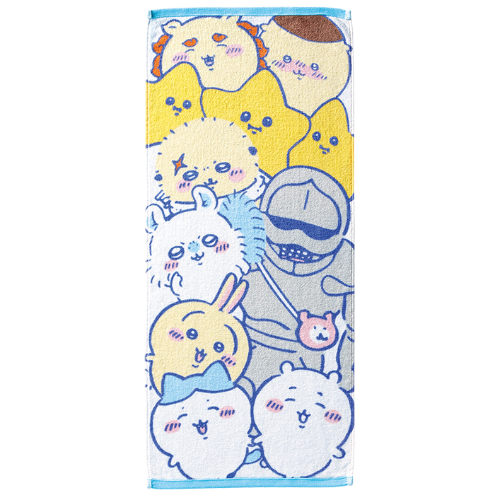 丸眞 ちいかわ フェイスタオルA 完成品 | タオル 35×80 80×35 汗拭き