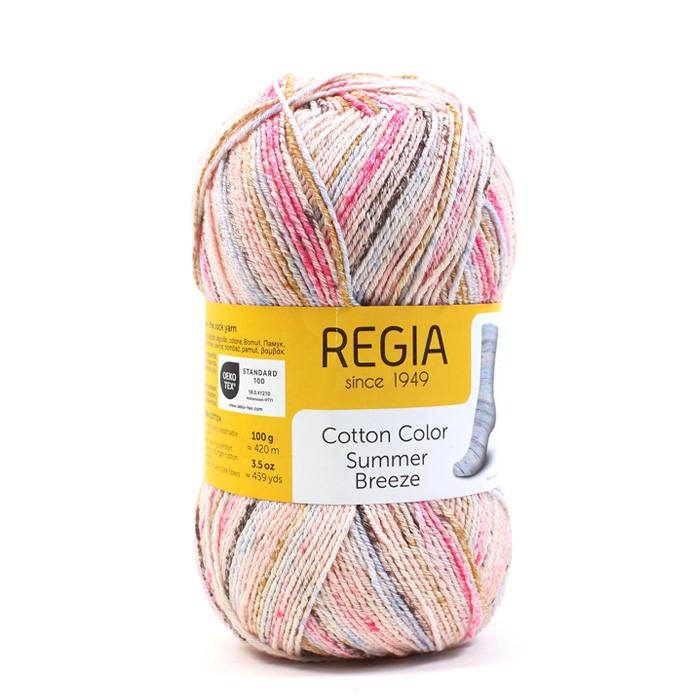REGIA Cotton Color Summer Breeze(レギア コットンカラー サマーブリーズ)|中細 あみもの 靴下 くつした ニット 手編み |  | 04