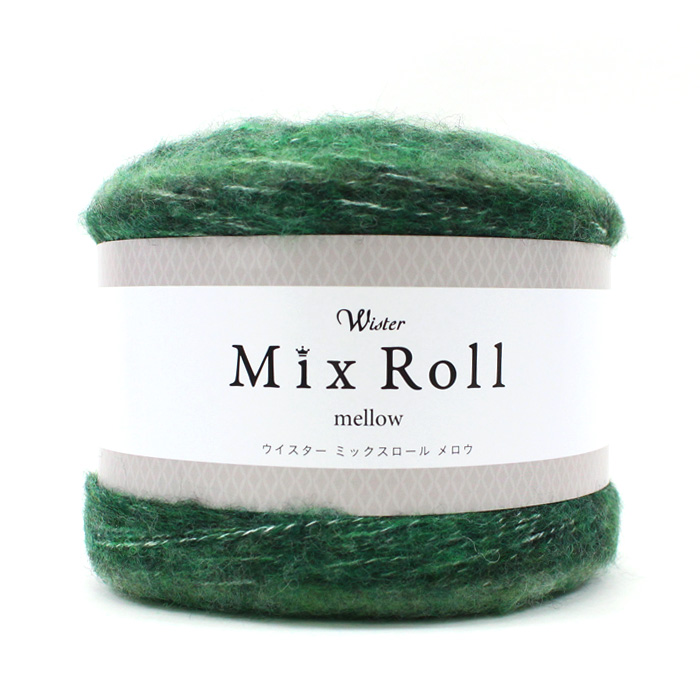 ウイスター ミックスロール メロウ Mix Roll mellow｜毛糸 あみもの トーカイ モヘア ウイスター毛糸 段染め 編み図付き