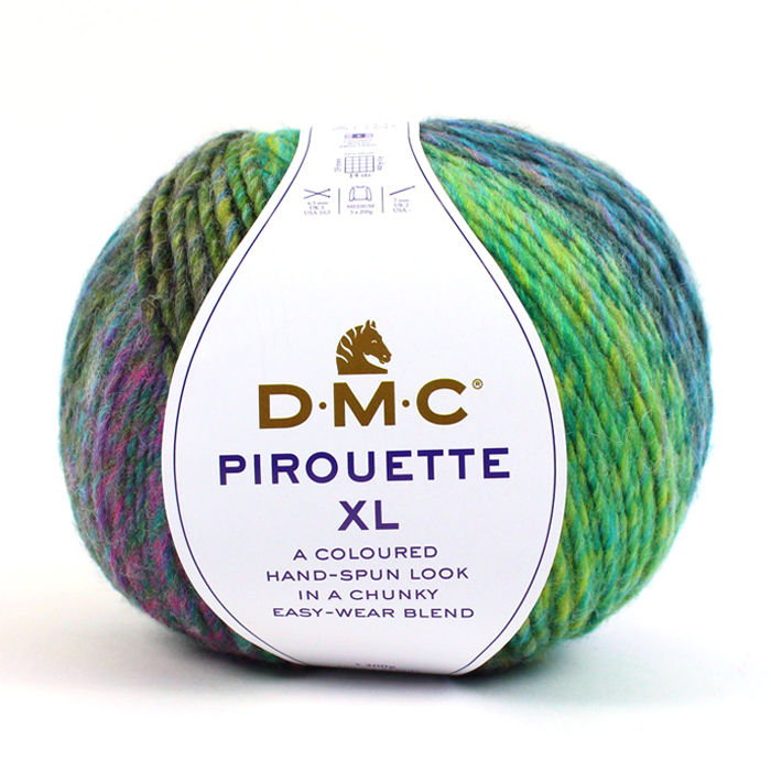 DMC PIROUETTE XL  (ピルエットXL)200g玉｜毛糸 極太 輸入糸 段染め あみもの ニット |  | 01