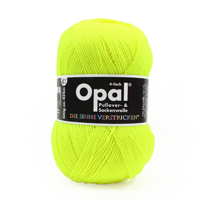 Opal Uni 4-fach単色 NEON ネオン｜中細 オパール 毛糸 ソックヤーン