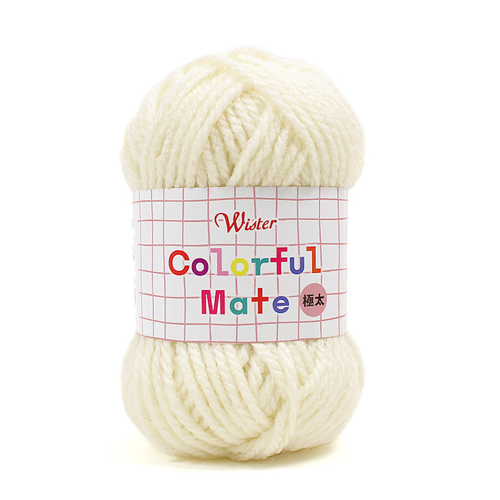 ウイスター カラフルメイト 極太｜アクリル 毛糸 あみもの トーカイ