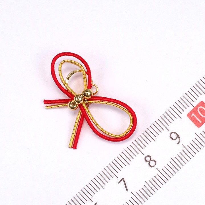 クラフトハートトーカイ 蝶結び水引×メタルフープ ゴールドカン付