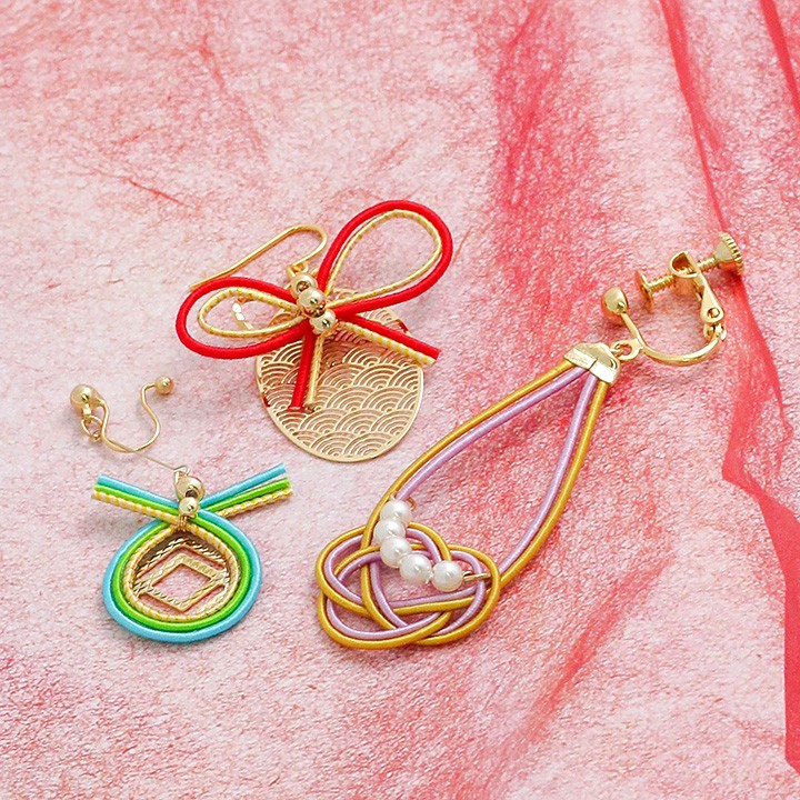 水引パーツ　ちょうちょ 楽天市場】水引パーツ 蝶/紫 : 和がみ工房