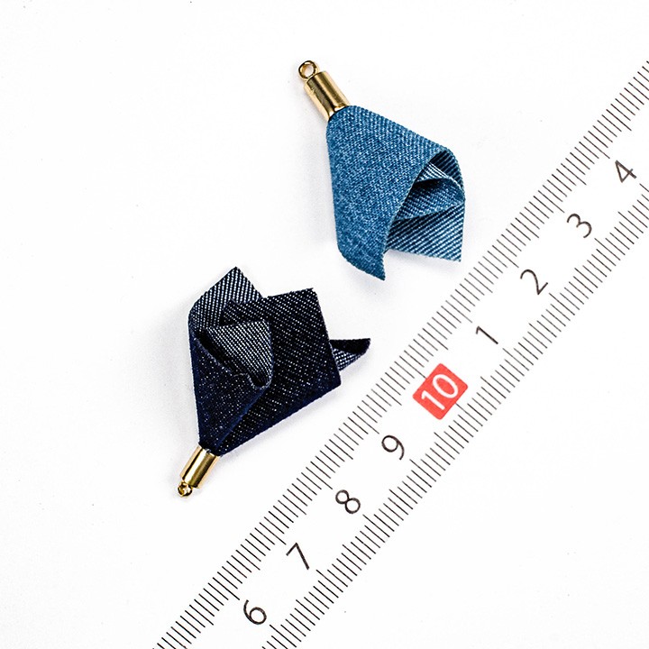 クラフトハートトーカイ デニムタッセル 1ケ入 | ビーズ パーツ