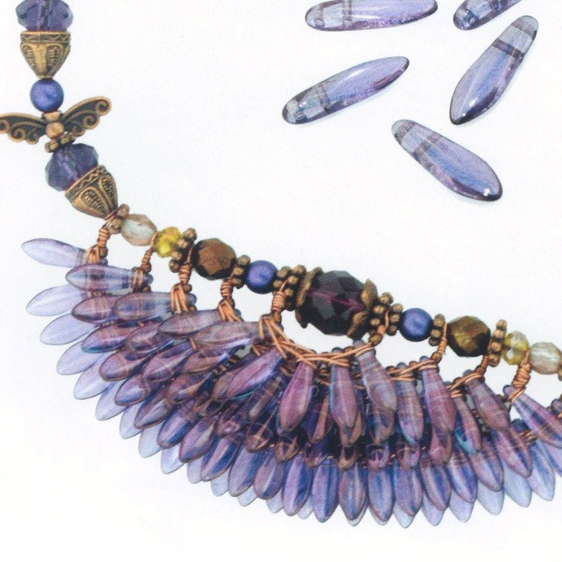 ビーズ チェコビーズ チェコメイト DAGGER 5×16mm CMD-1 〜 CMD-112